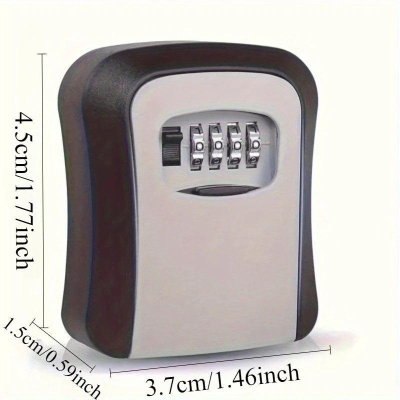 1pc Ultra-Secure Flip-Top Key Safe