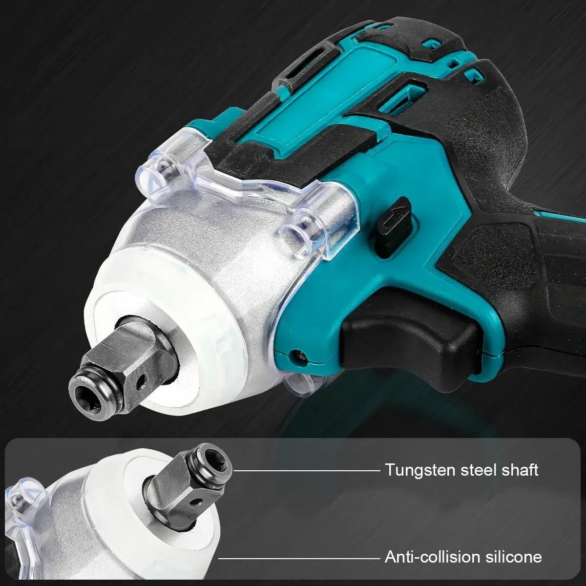 48VF 21V 18V Electric Impact Wrench 1/2Inch Power Tools 2 In 1 Brushless Cordless Wrench