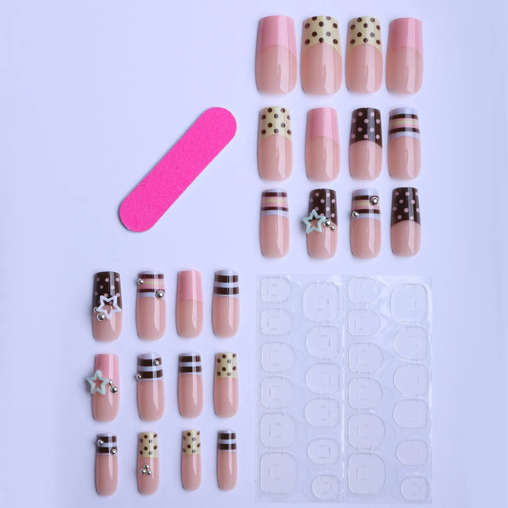 24pcs Y2K  Press On Nails