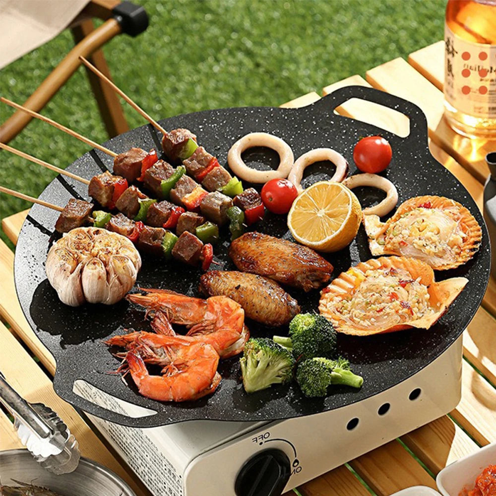 6-Layer Non-Stick Round Grill Pan