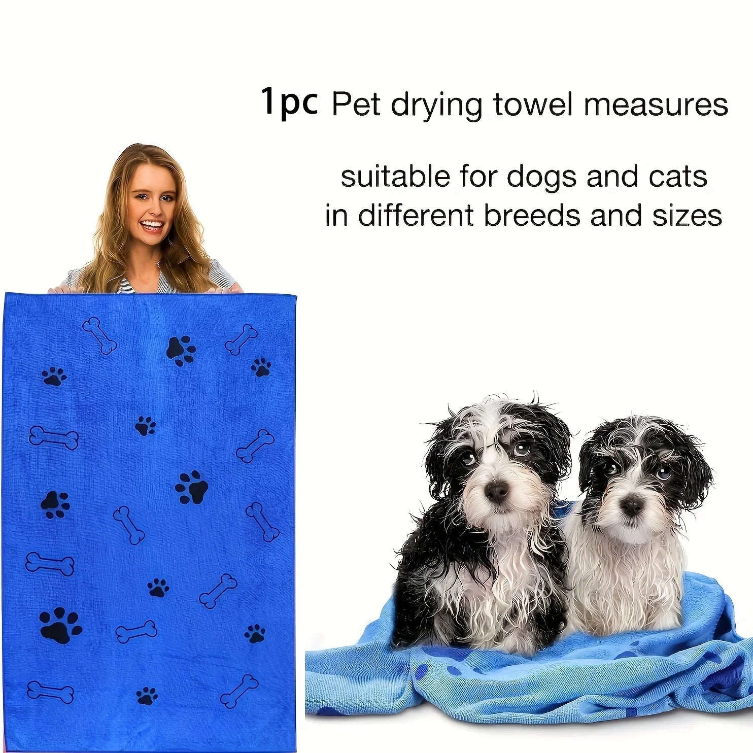 Quick-Drying Microfiber Dog Towels