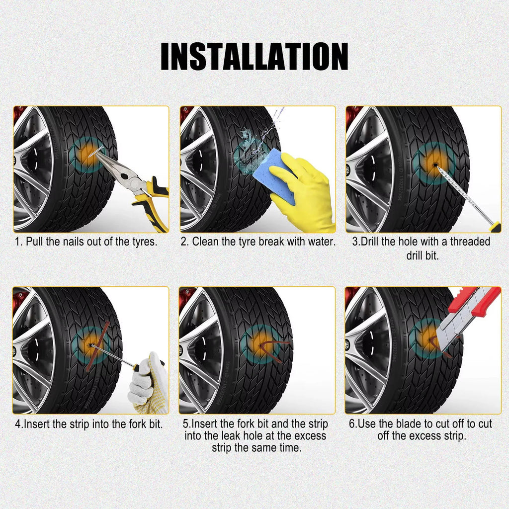 Auto Tire Repair Kit