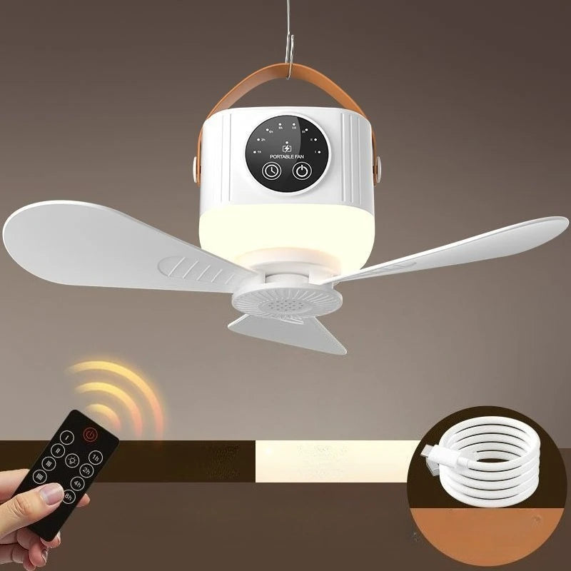 Wireless Portable Rechargeable Ceiling Fan