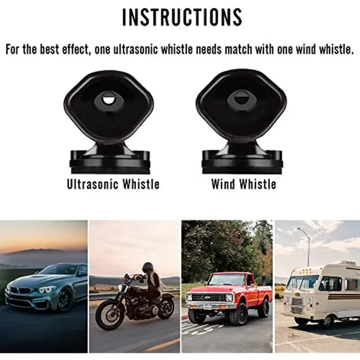 Ultrasonic Car Deer Whistle Animal Repeller