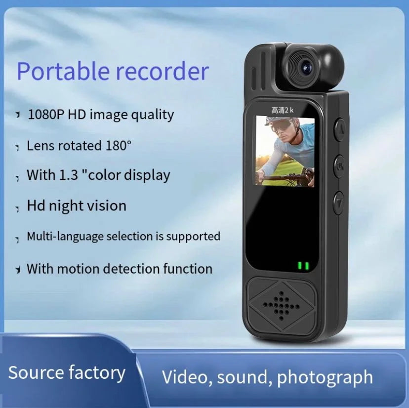 2K Video Recorder Camera with Motion Detection Surveillance
