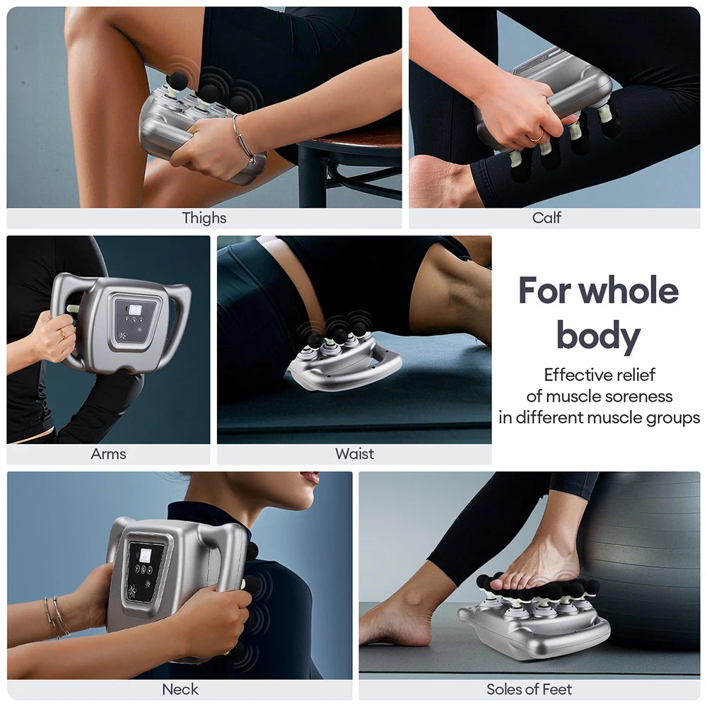 24-Head Fascia 9 Modes High Frequency Vibration Body Massager