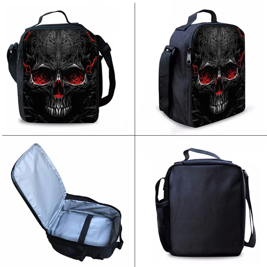 Skeleton Three Piece Backpack Set