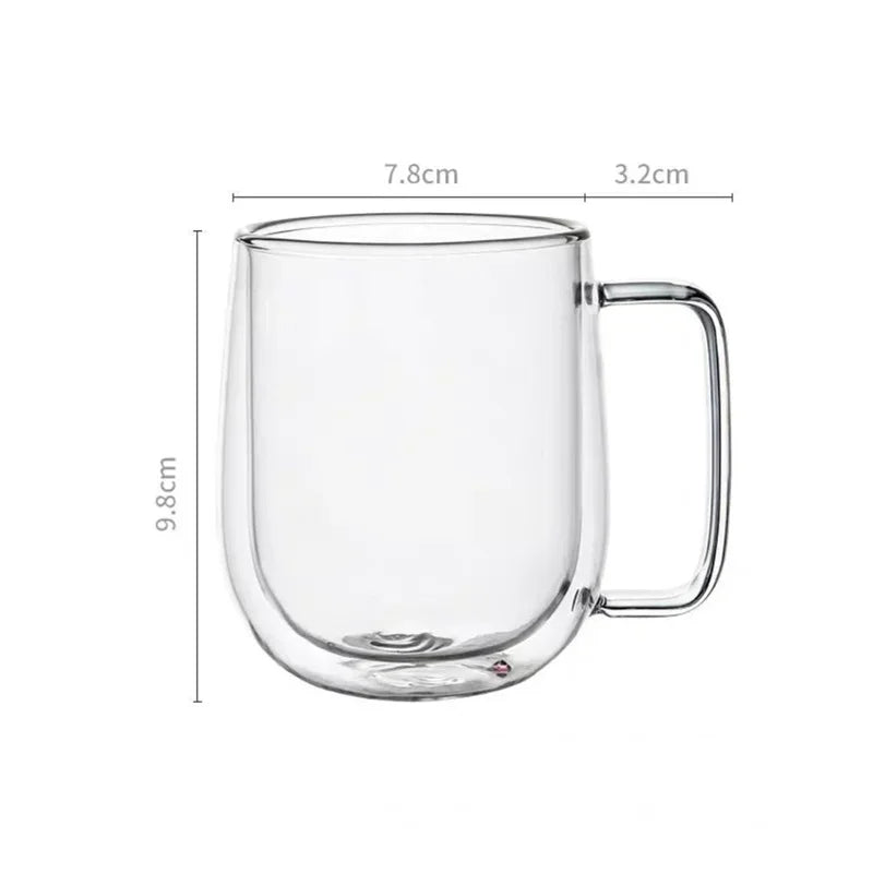 Heat Resistant High Borosilicate Glass Mug