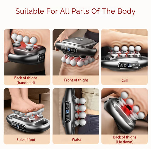 16-Head Fascia High-Frequency Vibration Body Massage Gun