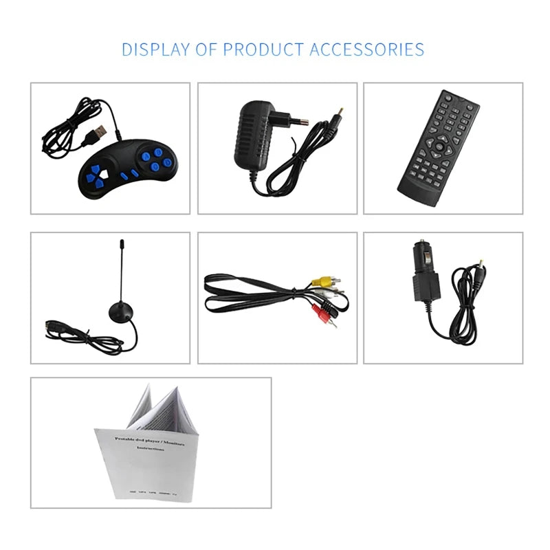 Mini Portable DVD CD EVD Player