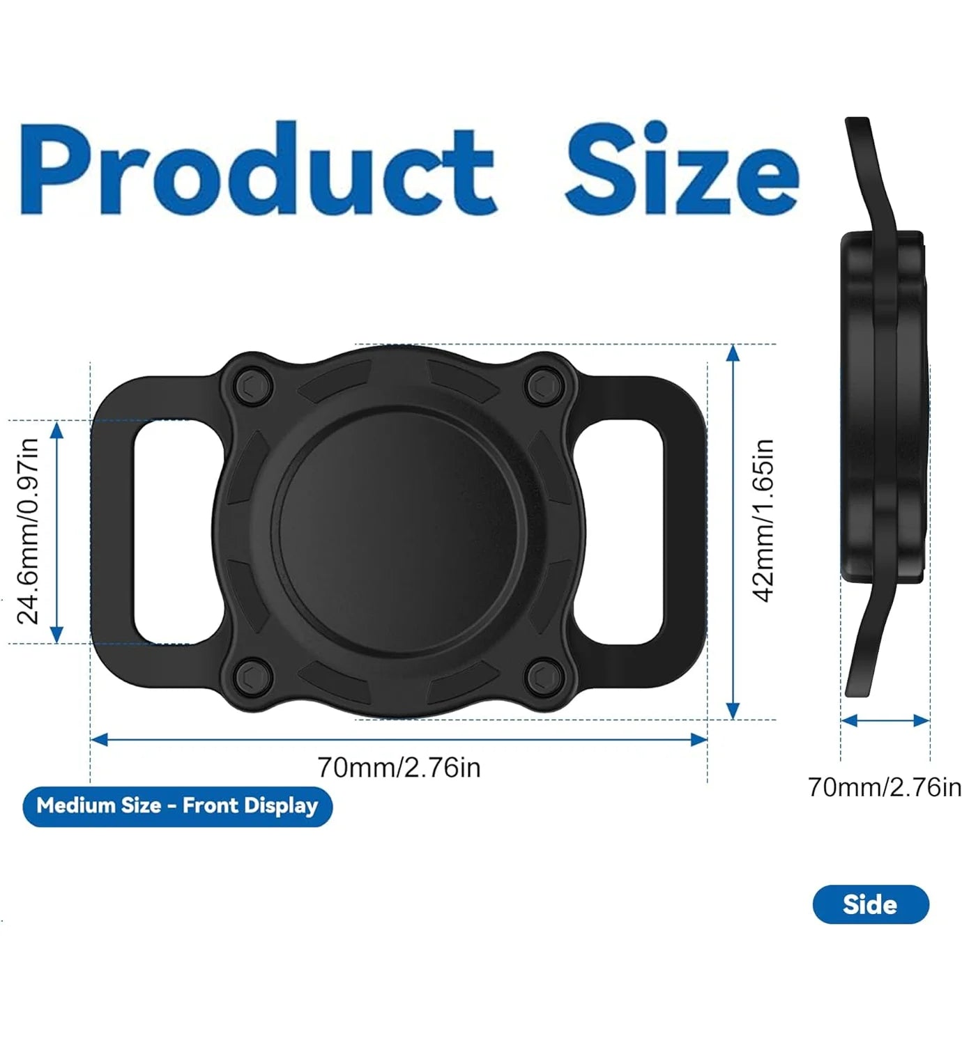 Waterproof Airtag Dog Collar Holder