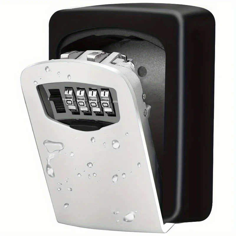 1pc Ultra-Secure Flip-Top Key Safe