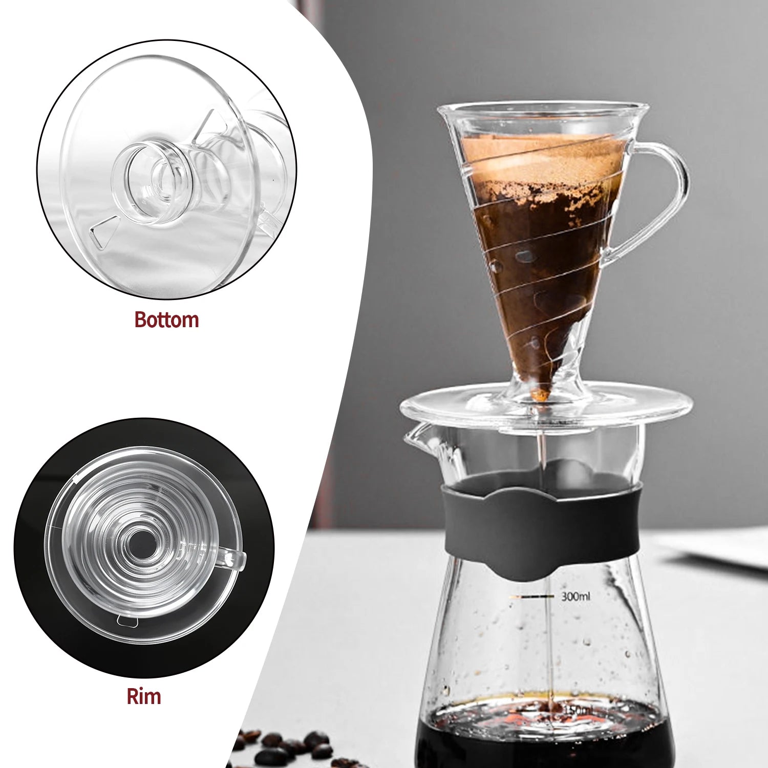 OANKR V30 Plastic Coffee Dripper