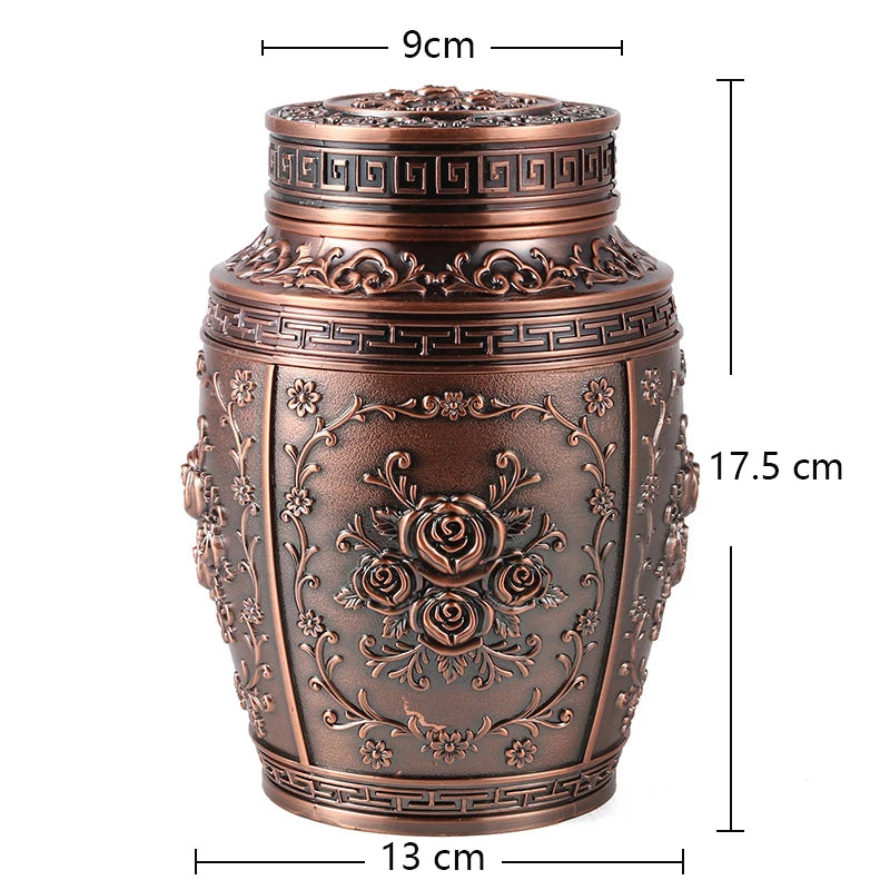 Metal Cremation Urns for Human Ashes, Coffin Box, Pet Memorial, Keepsake Urns, Small Animal Urn