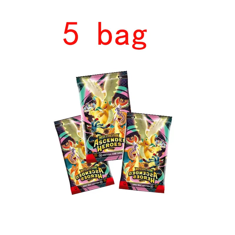 360pcs English Pokemon Cards Trade Game Cards