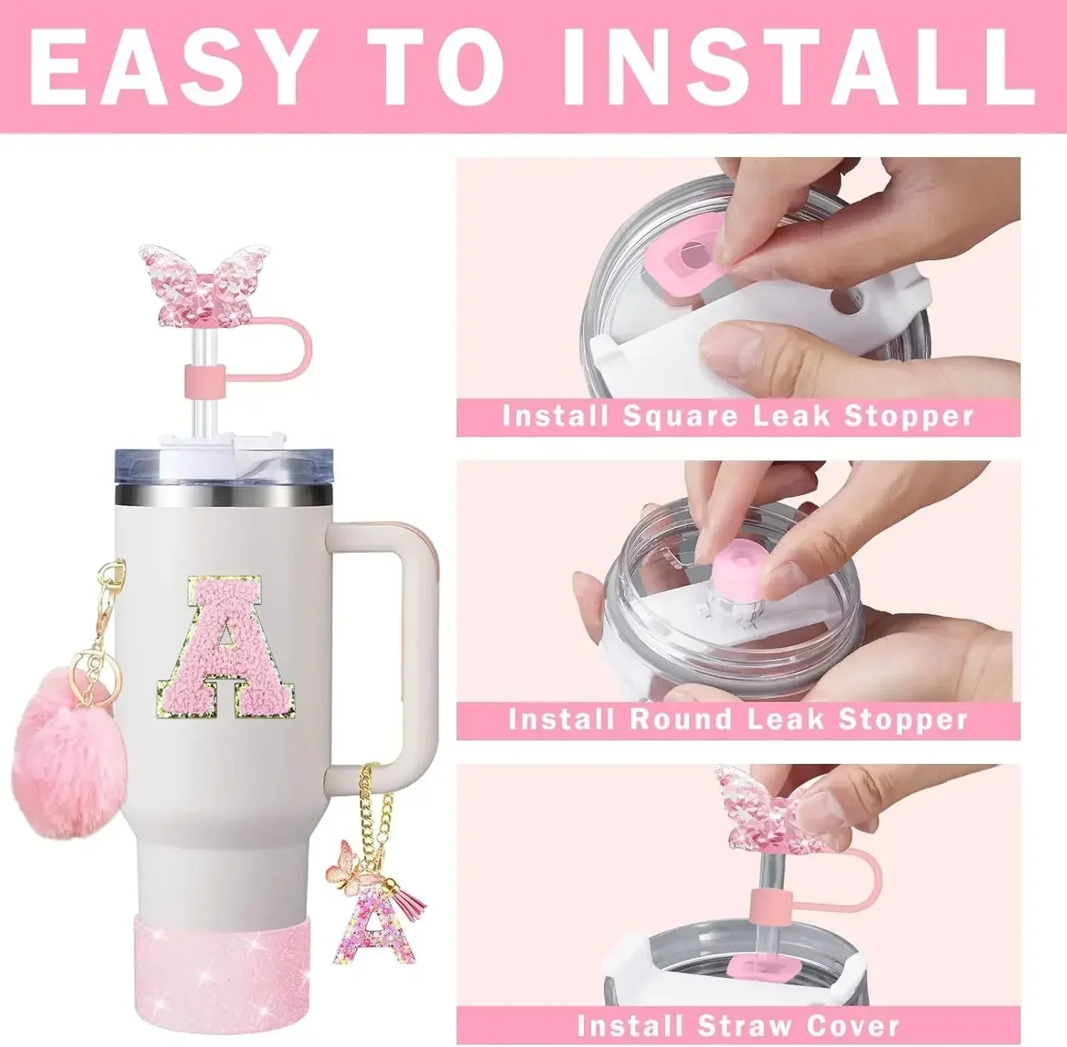 9PCS Accessory Set for Stanley Cup