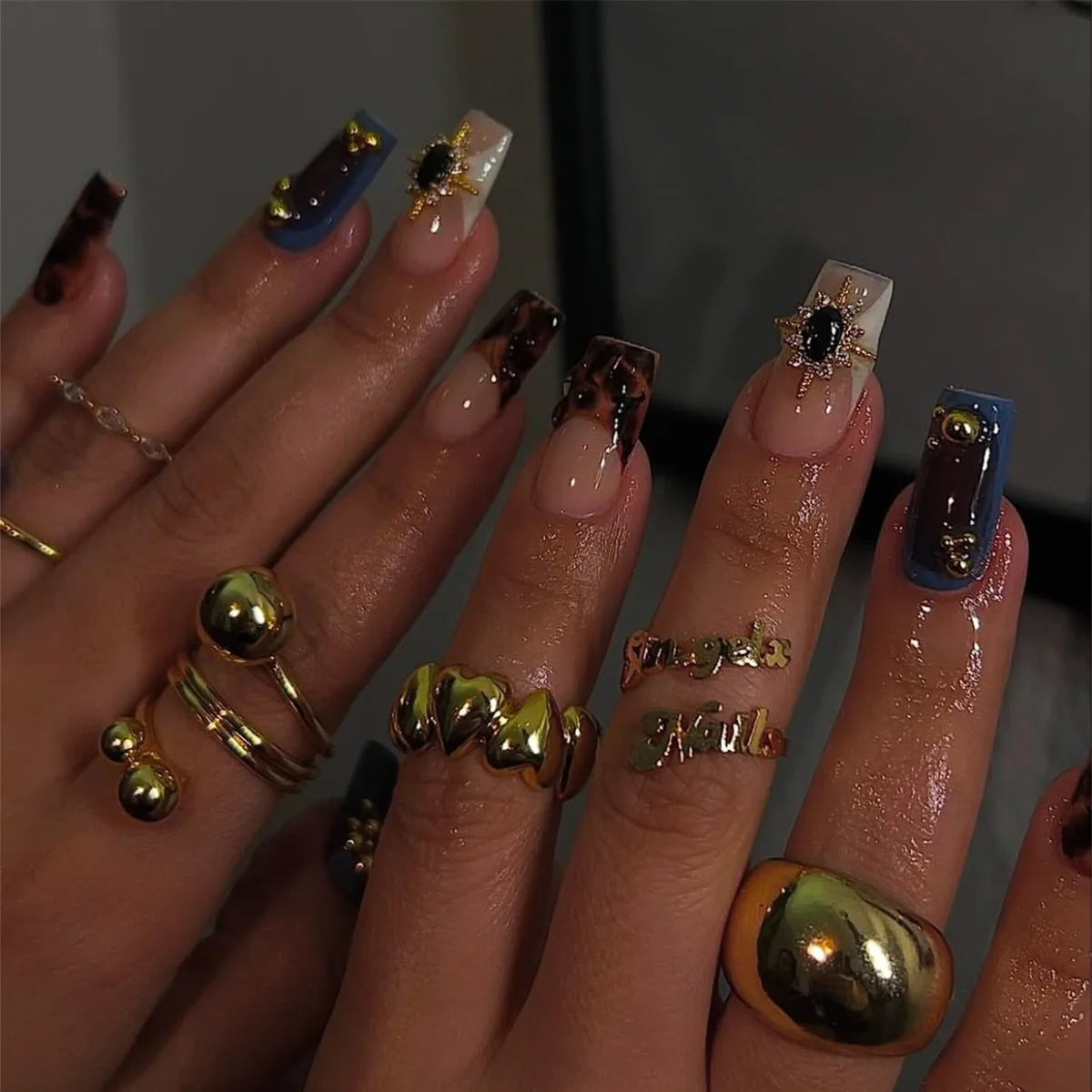 24Pcs French Press on Nails