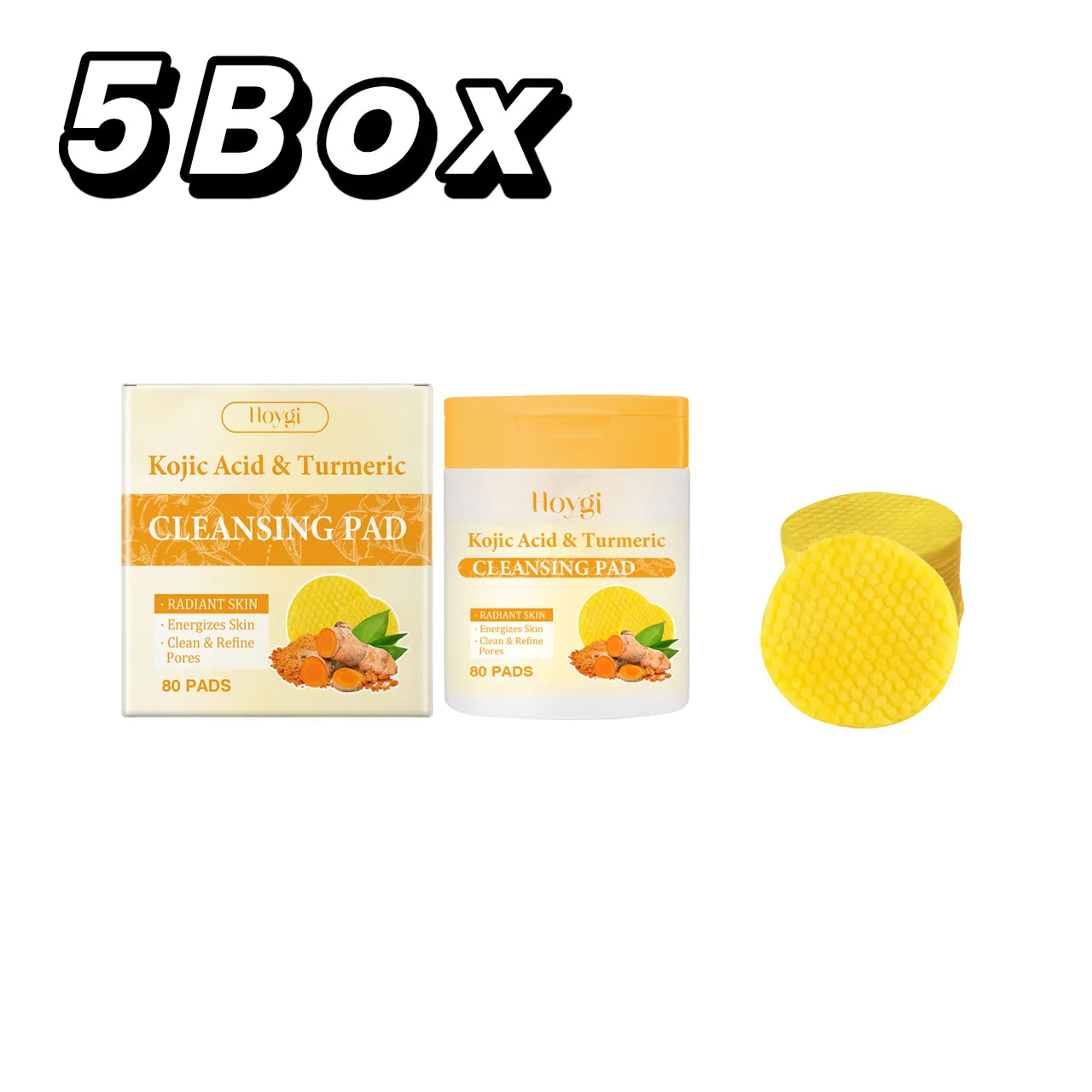 Turmeric Kojic Acid Cleansing Pads