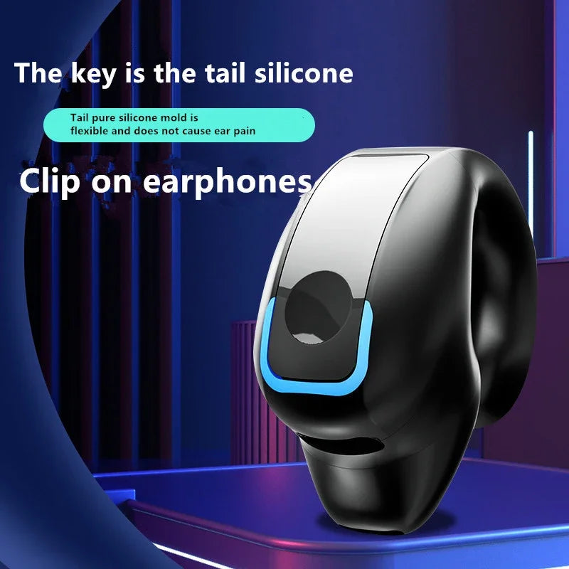 Earphone Clip Wireless Bluetooth Headphone