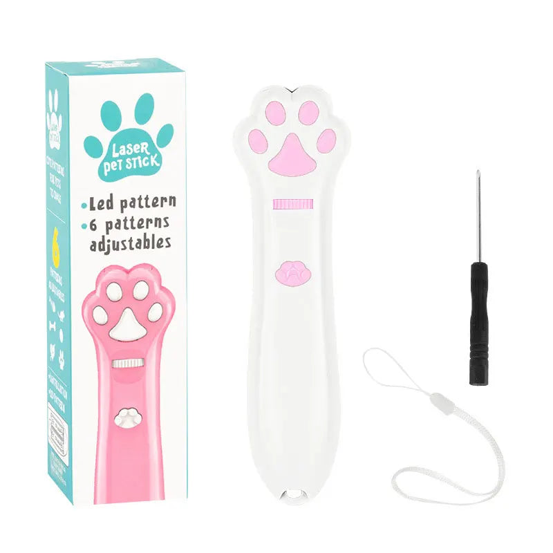 Laser Cat Teasing Stick Interactive Toy