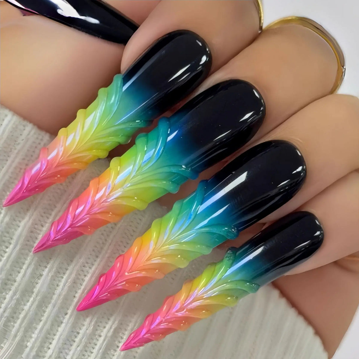 3D Long Press On Nails