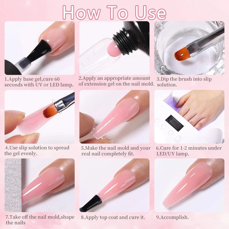LILYCUTE 15ML Quick Extension Gel Nail Polish