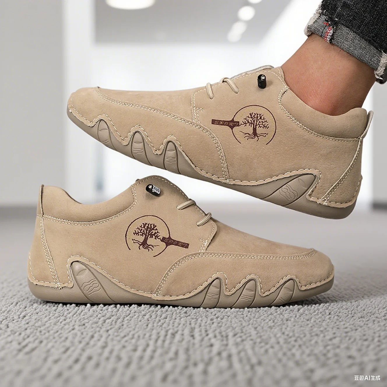 Breathable Suede Casual Shoes