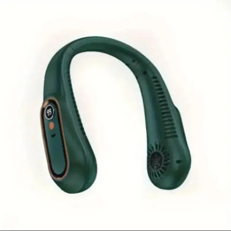 Portable USB Cooler Fan With 5 Speeds And Digital Display