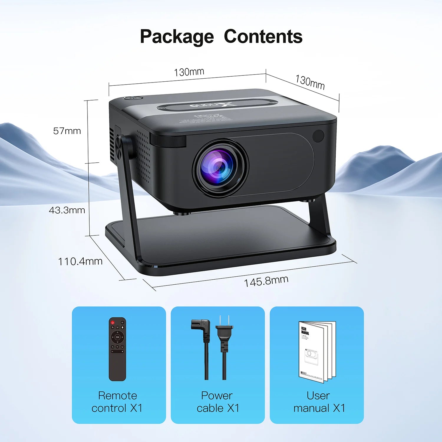 Mini Smart Projector with Native 720P Support