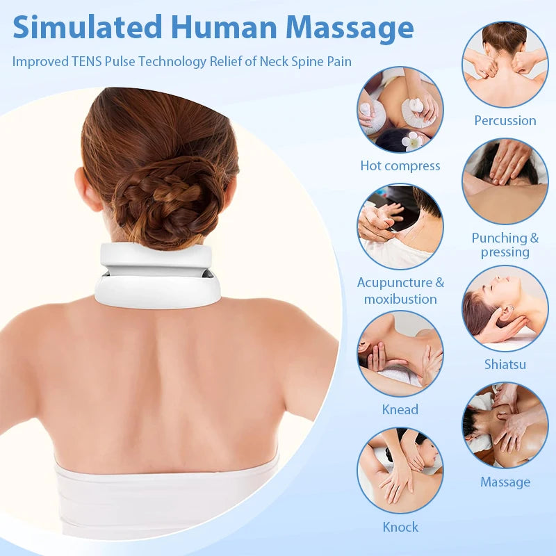 Electric Neck Massager Shoulder Kneading TENS Massager