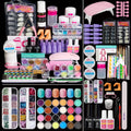 Acrylic Nail Kit with UV Light