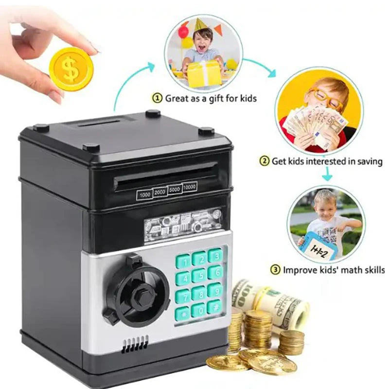 Automatic Mini Safe Coins