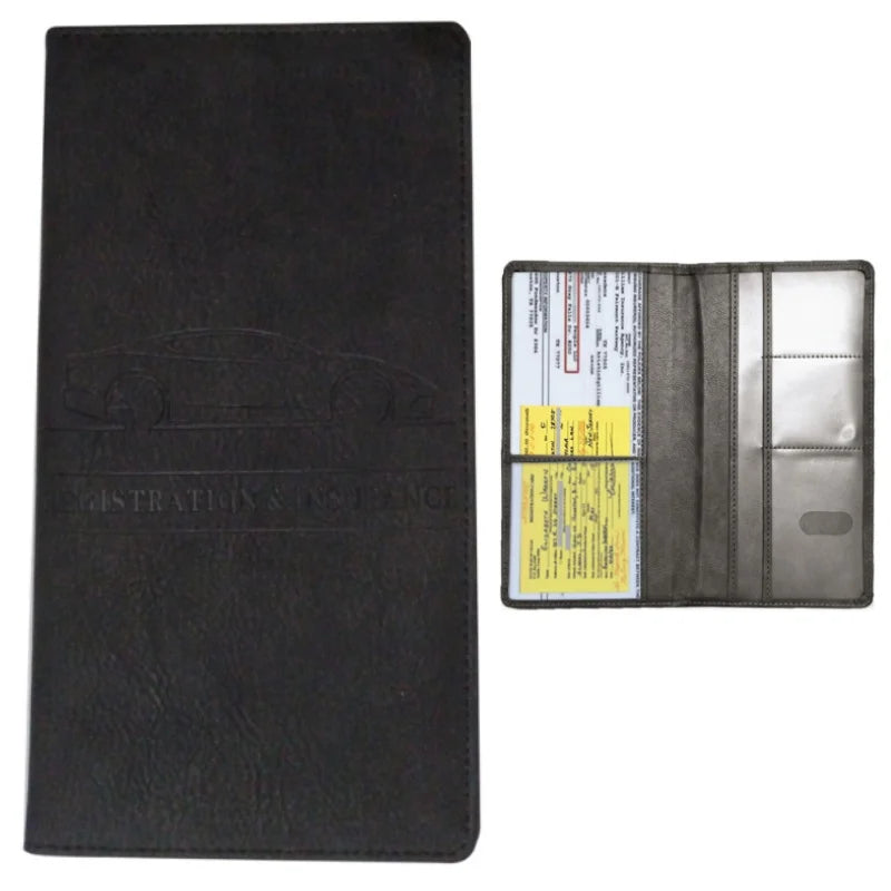 Car Registration Vehicle License Insurance Card Holder Wallet