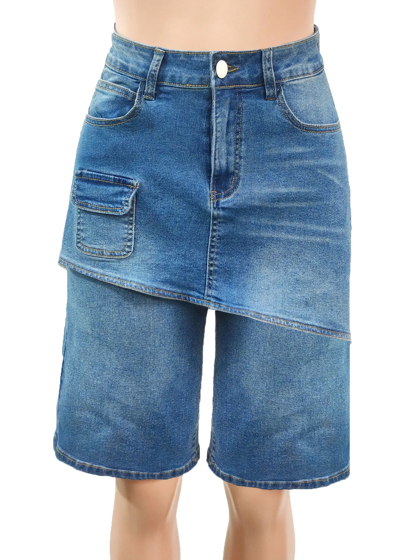 Vintage Streetwear Jeans Cargo Shorts
