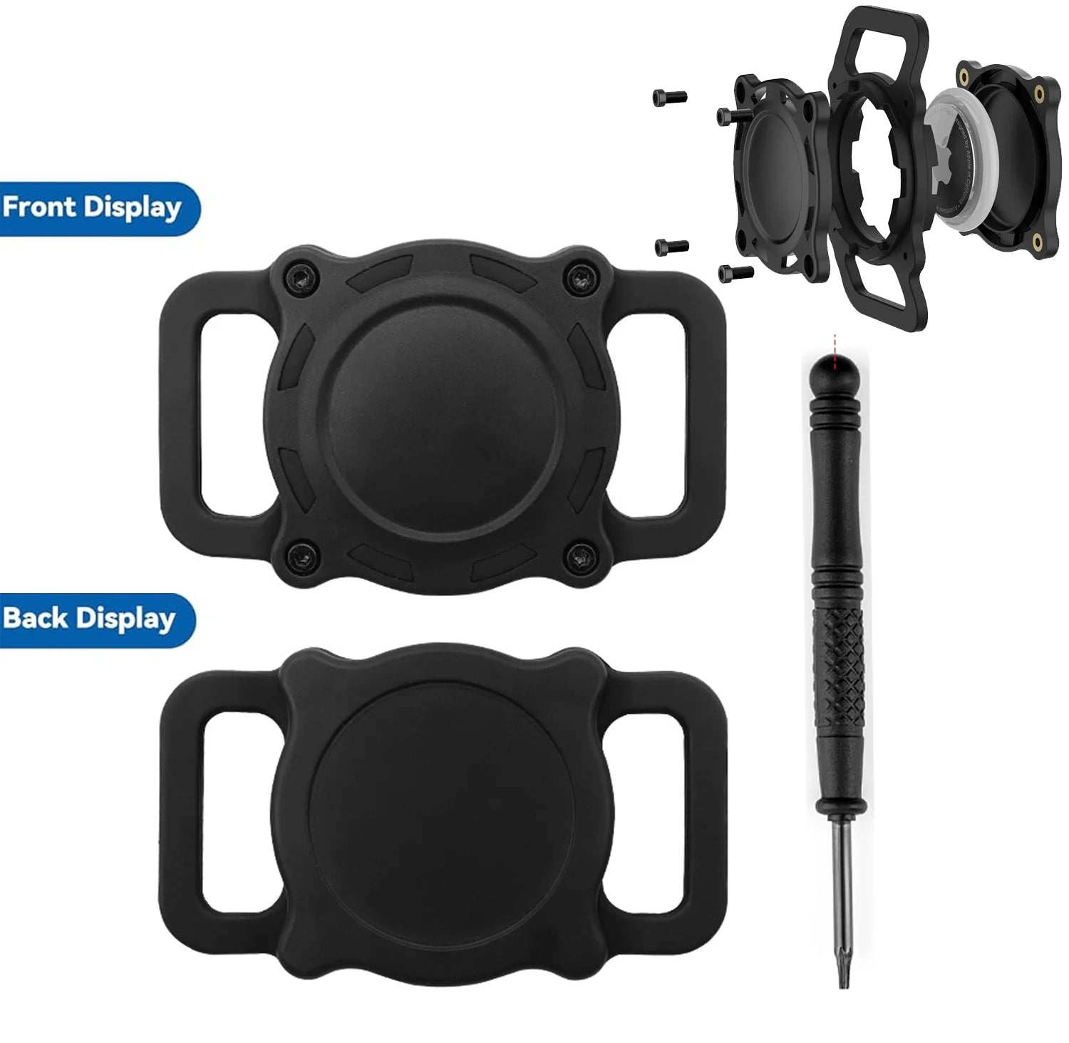 Waterproof Airtag Dog Collar Holder