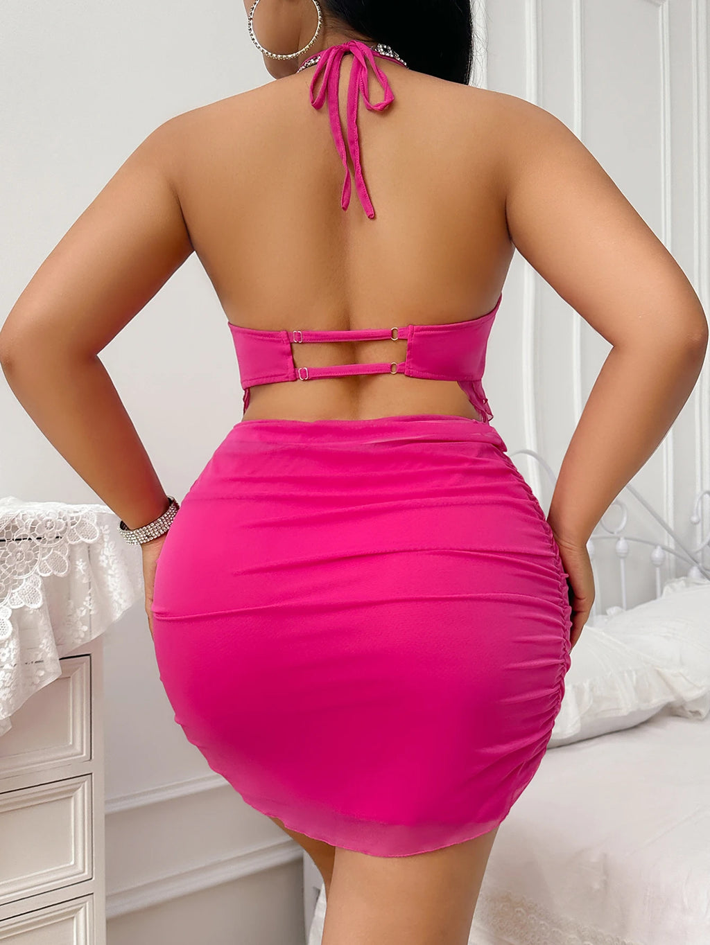 Women's Strapless Sexy V-strap Dress