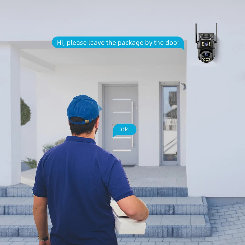 4K 8MP HD Wifi PTZ Camera Outdoor