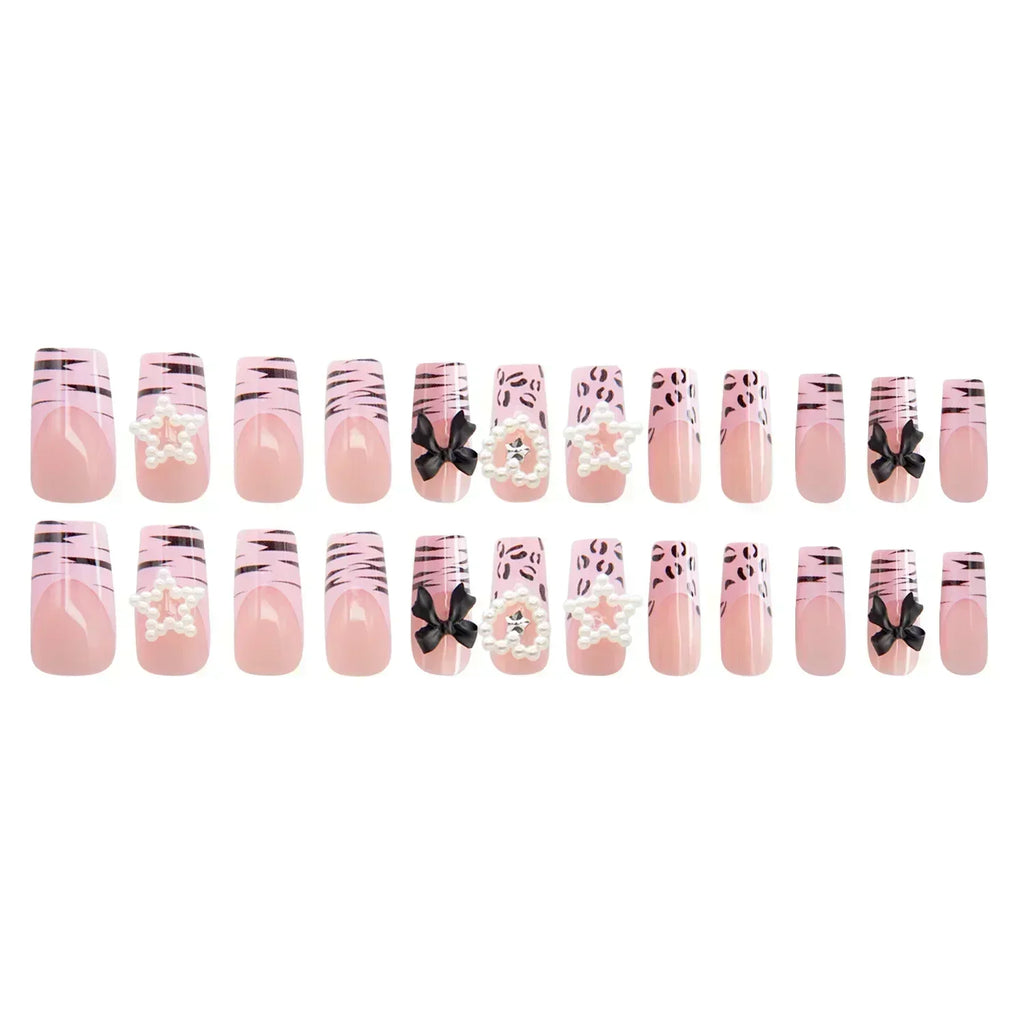 24Pcs French Press on Nails