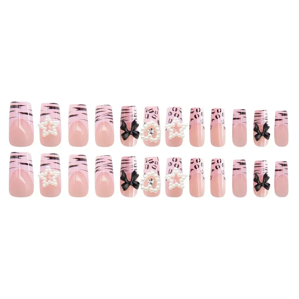 24Pcs French Press on Nails