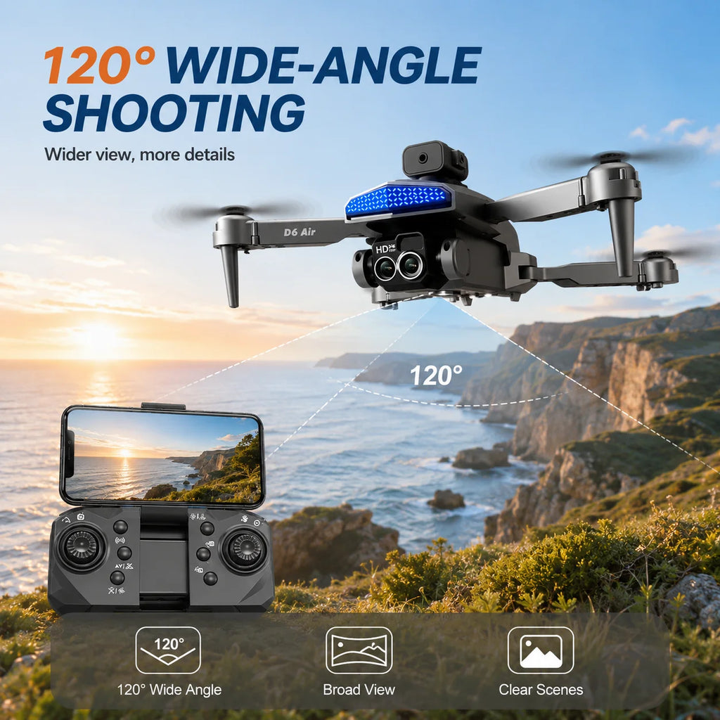 RC Drone Optical Flow Positioning Gesture Recognition 360° Roll Trajectory Flight