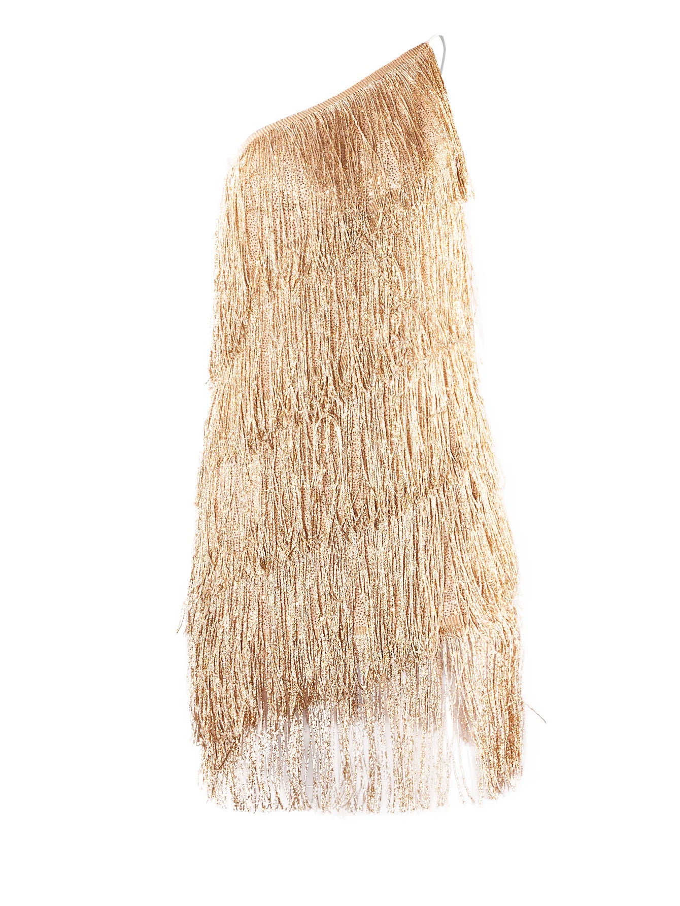 Women's One Shoulder Tassel Dress