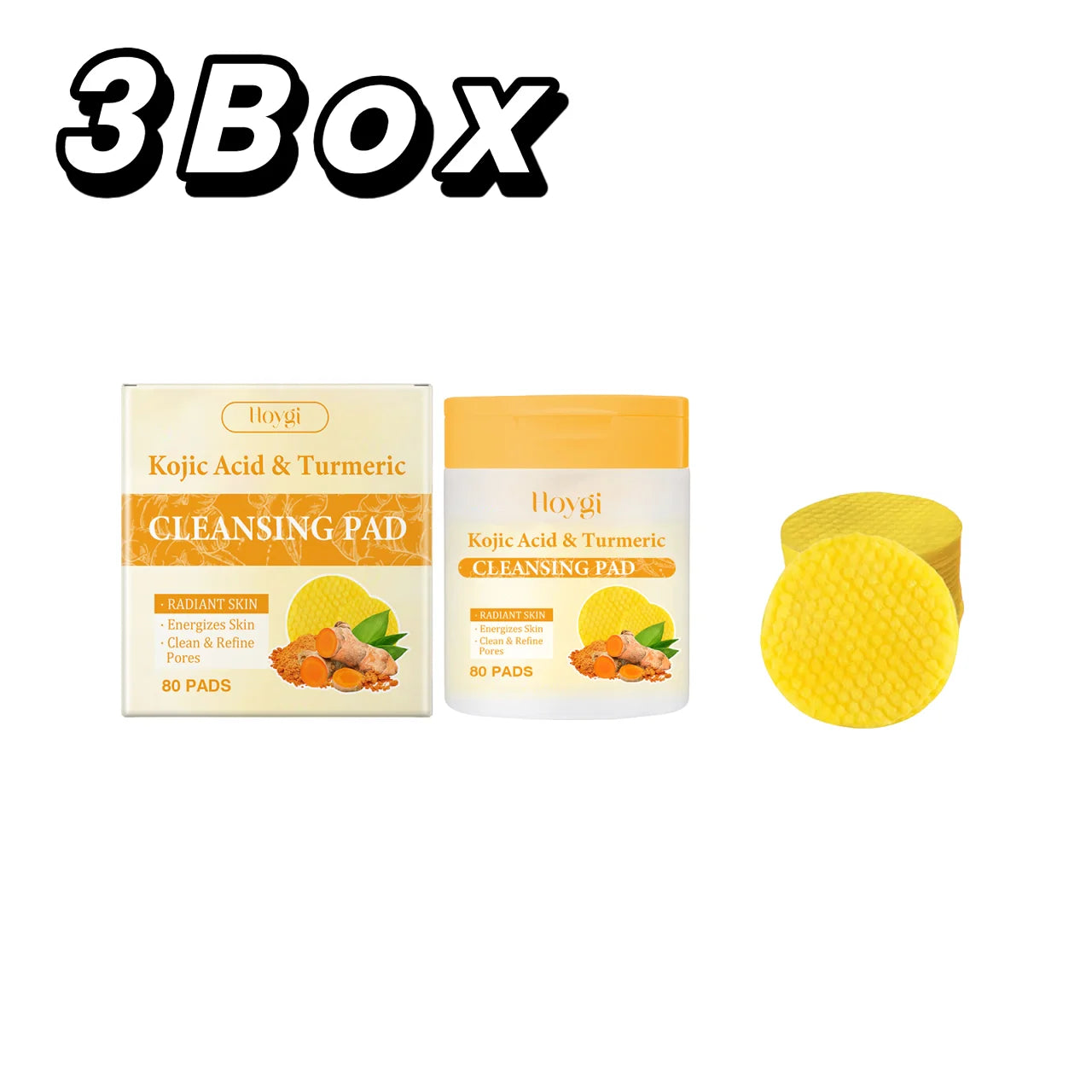 Turmeric Kojic Acid Cleansing Pads