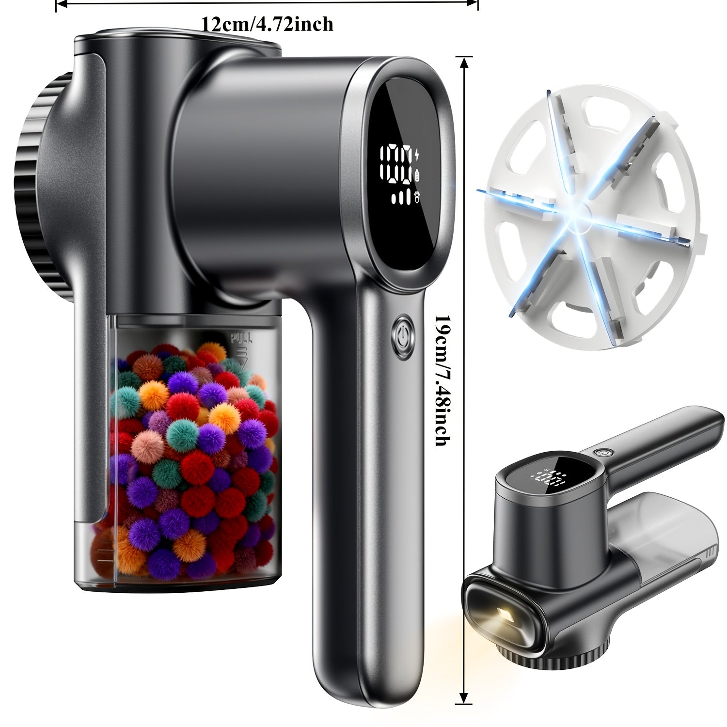 Rechargeable Lint Remover Fabric Shaver