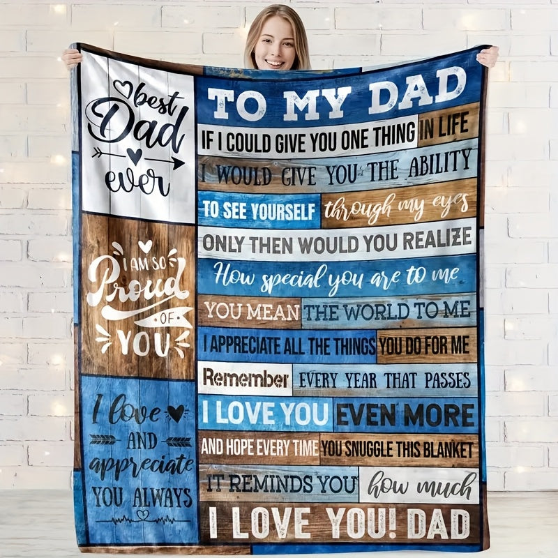 To My Dad Blanket