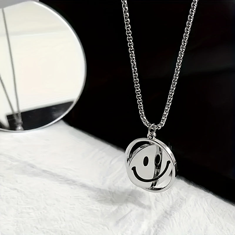 Rotating Double-Sided Expression Necklace