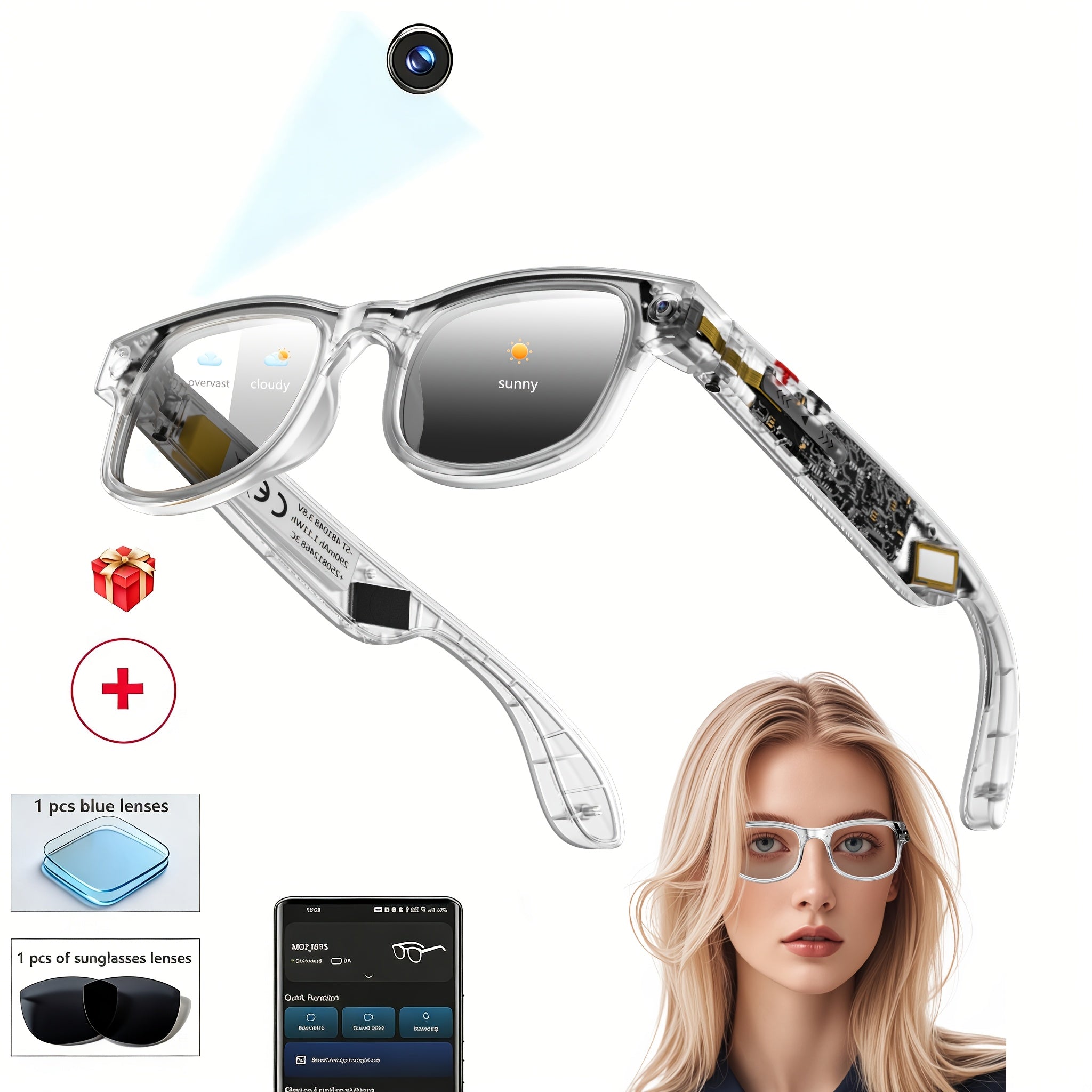 Smart Video Glasses with 163-Language Real-Time Translation